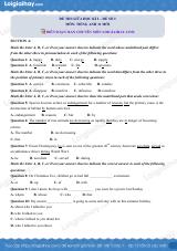 Đề số 2 - Đề kiểm tra giữa kì 2 - Tiếng Anh 11 mới